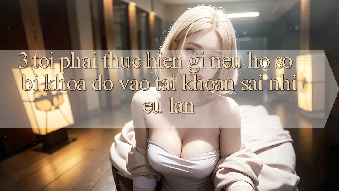 3. Tôi phải thực hiện gì nếu hồ sơ bị khóa do vào tài khoản sai nhiều lần?