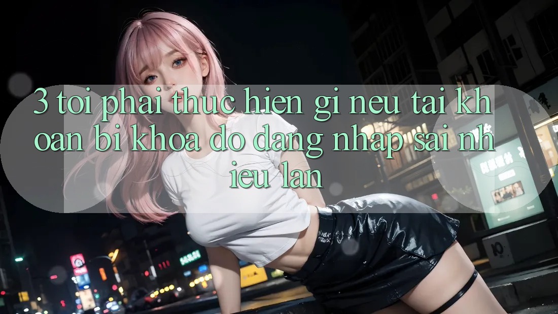 3. Tôi phải thực hiện gì nếu tài khoản bị khóa do đăng nhập sai nhiều lần?