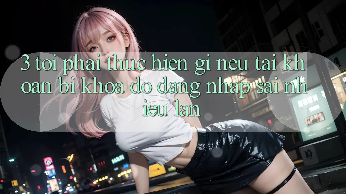 3. Tôi phải thực hiện gì nếu tài khoản bị khóa do đăng nhập sai nhiều lần?