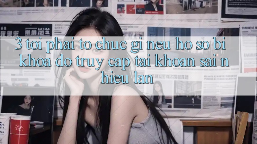 3. Tôi phải tổ chức gì nếu hồ sơ bị khóa do truy cập tài khoản sai nhiều lần?