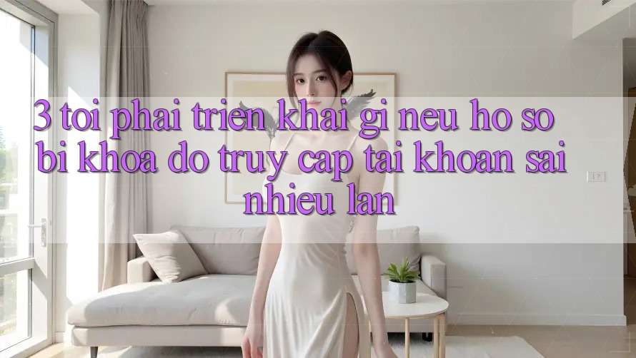 3. Tôi phải triển khai gì nếu hồ sơ bị khóa do truy cập tài khoản sai nhiều lần?
