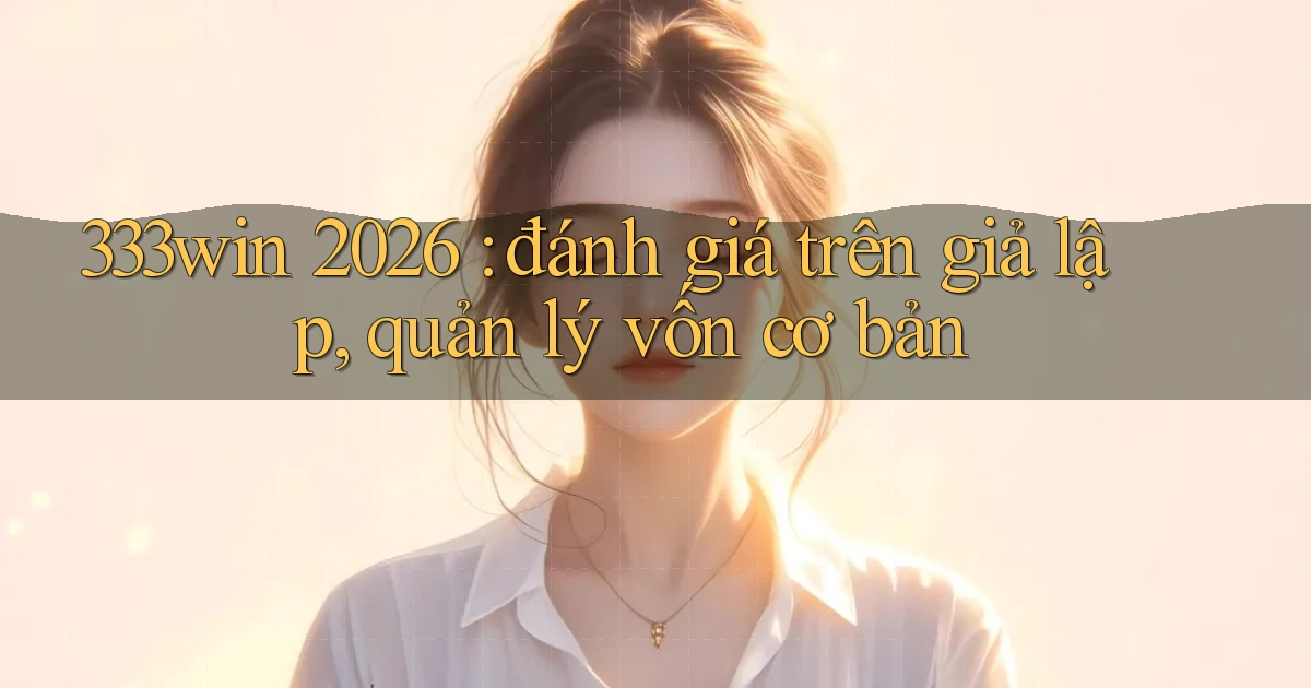 333win 2026 đánh giá trên giả lập, quản lý vốn cơ bản