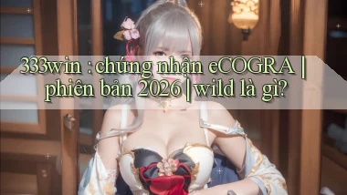 333win chứng nhận eCOGRA phiên bản 2026 wild là gì