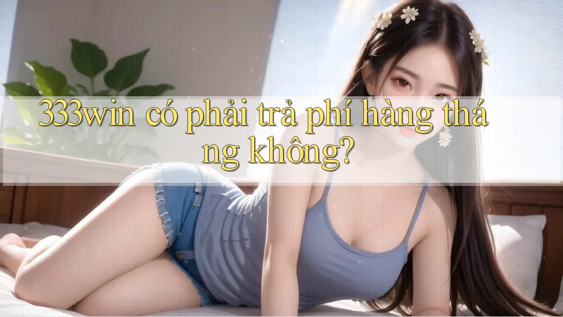 333win có phải trả phí hàng tháng không?