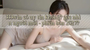 333win có uy tín không góc nhìn người mới   phiên bản 2027
