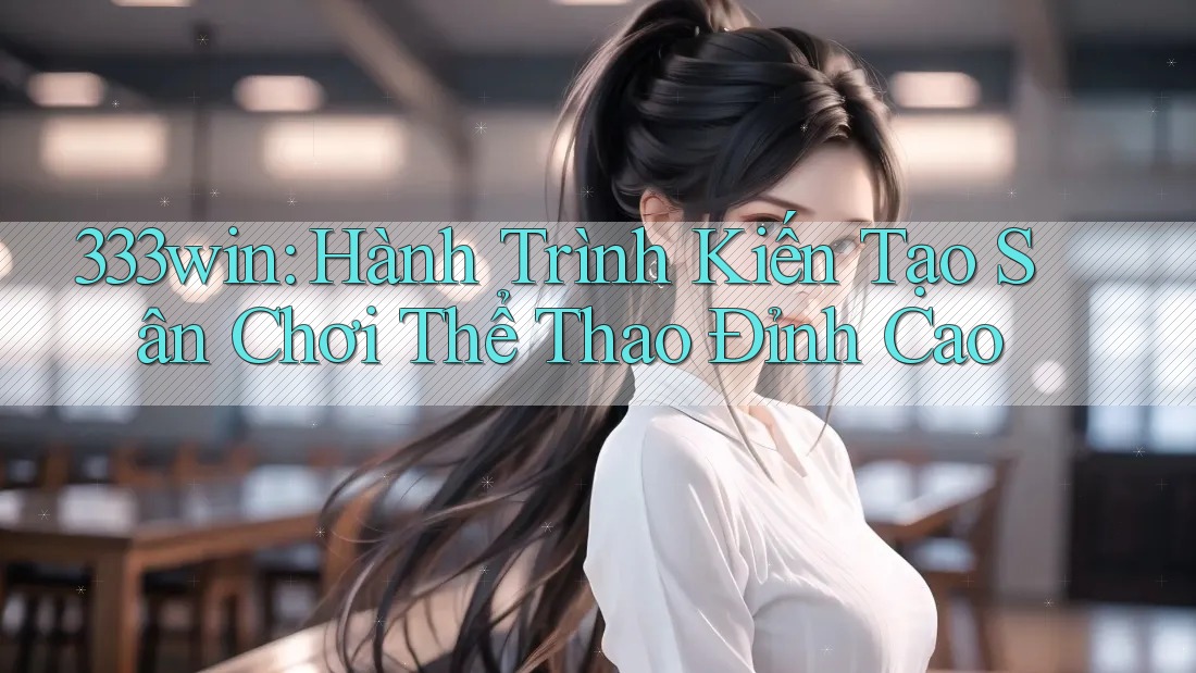 333win: Hành Trình Kiến Tạo Sân Chơi Thể Thao Đỉnh Cao