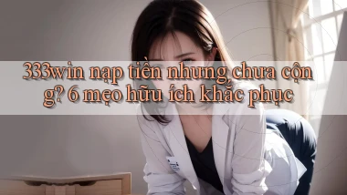 333win nạp tiền nhưng chưa cộng 6 mẹo hữu ích khắc phục