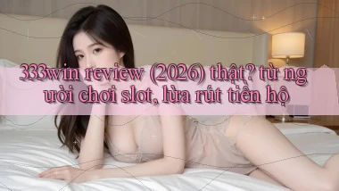 333win review (2026) thật từ người chơi slot, lừa rút tiền hộ