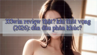 333win review thật khi thất vọng (2026) dẫn đầu phân khúc
