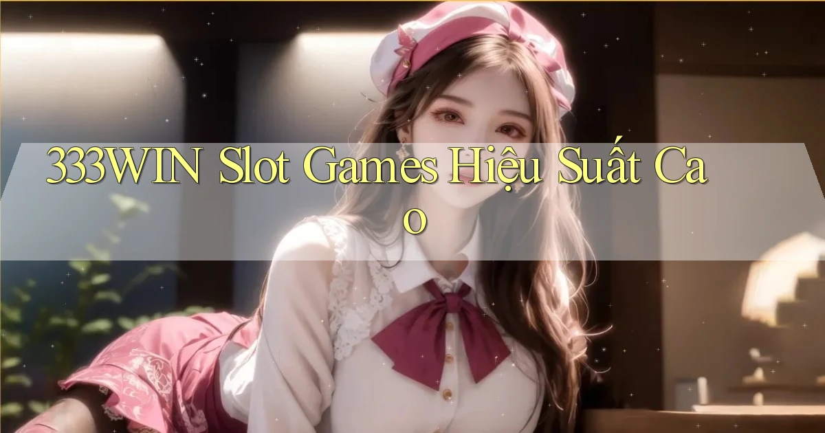 333win  slot games hiệu suất cao