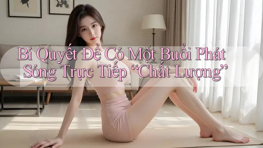 Bí Quyết Để Có Một Buổi Phát Sóng Trực Tiếp “Chất Lượng”