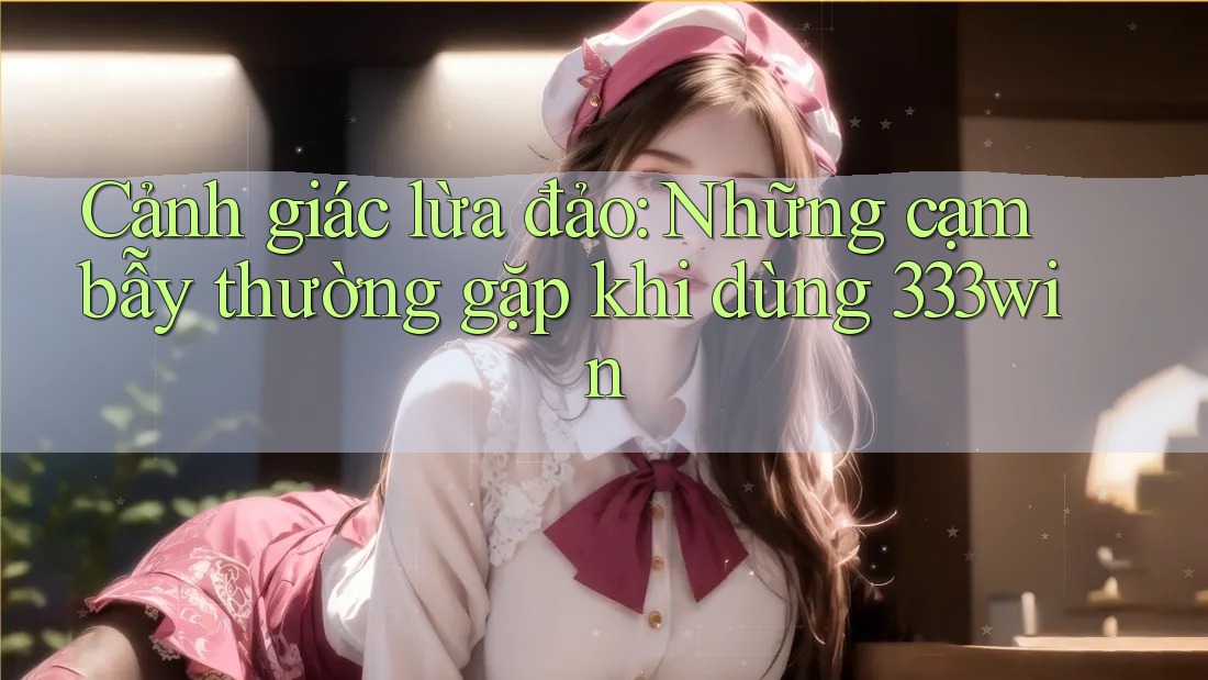 Cảnh giác lừa đảo: Những cạm bẫy thường gặp khi dùng 333win