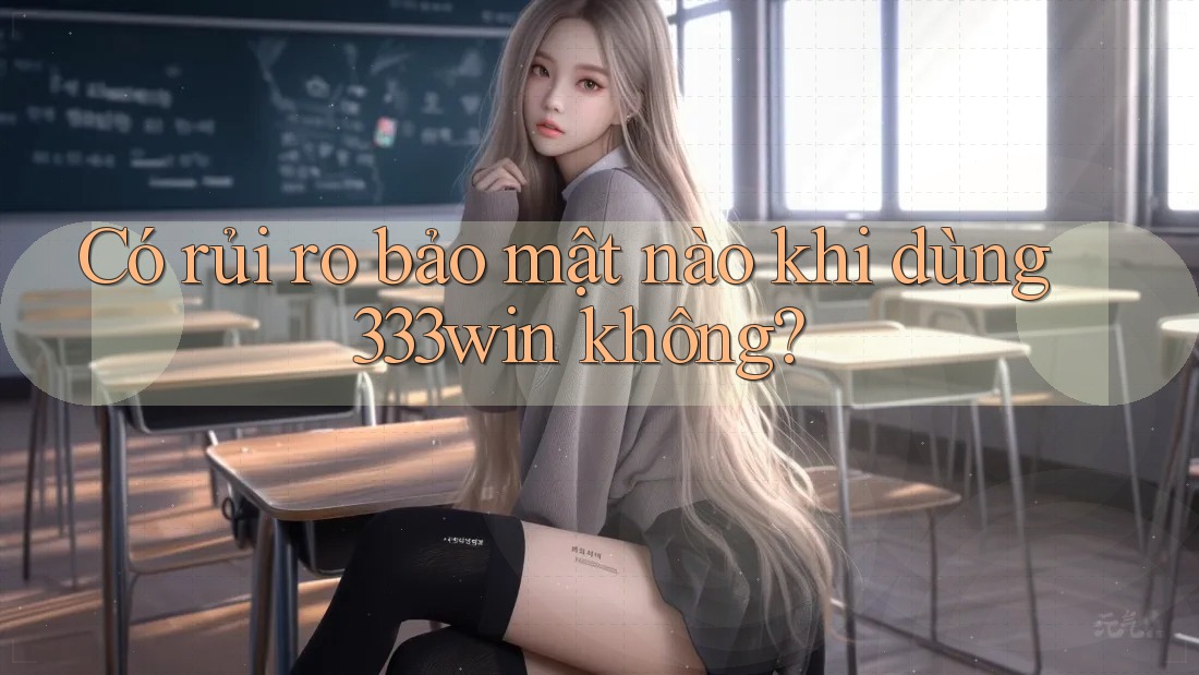Có rủi ro bảo mật nào khi dùng 333win không?