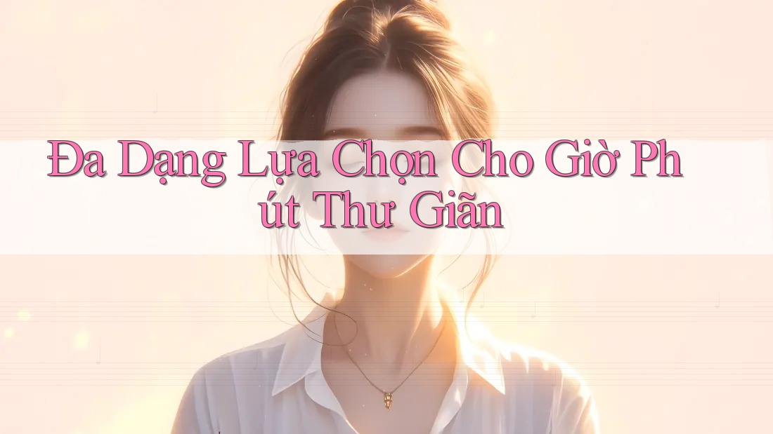 Đa Dạng Lựa Chọn Cho Giờ Phút Thư Giãn