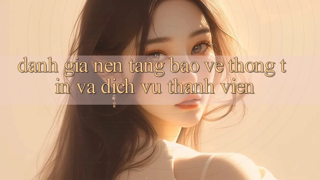 Đánh Giá Nền tảng Bảo vệ thông tin Và Dịch Vụ Thành viên