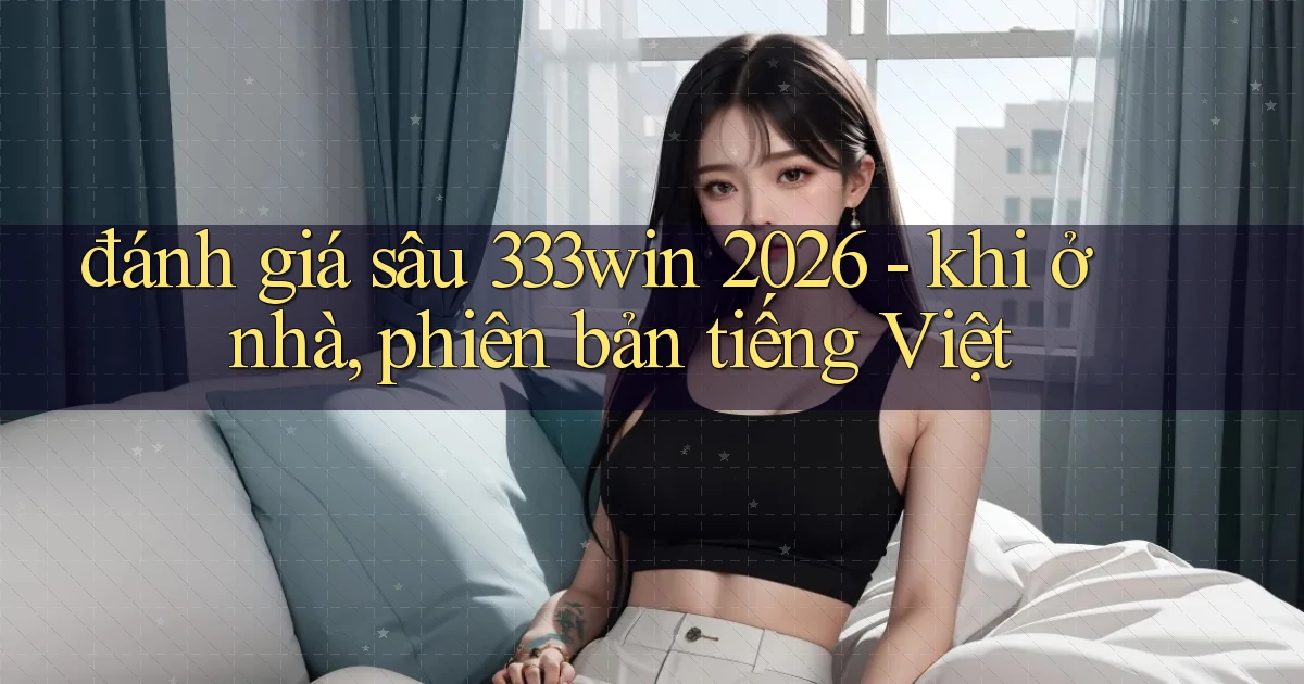 đánh giá sâu 333win 2026   khi ở nhà, phiên bản tiếng Việt
