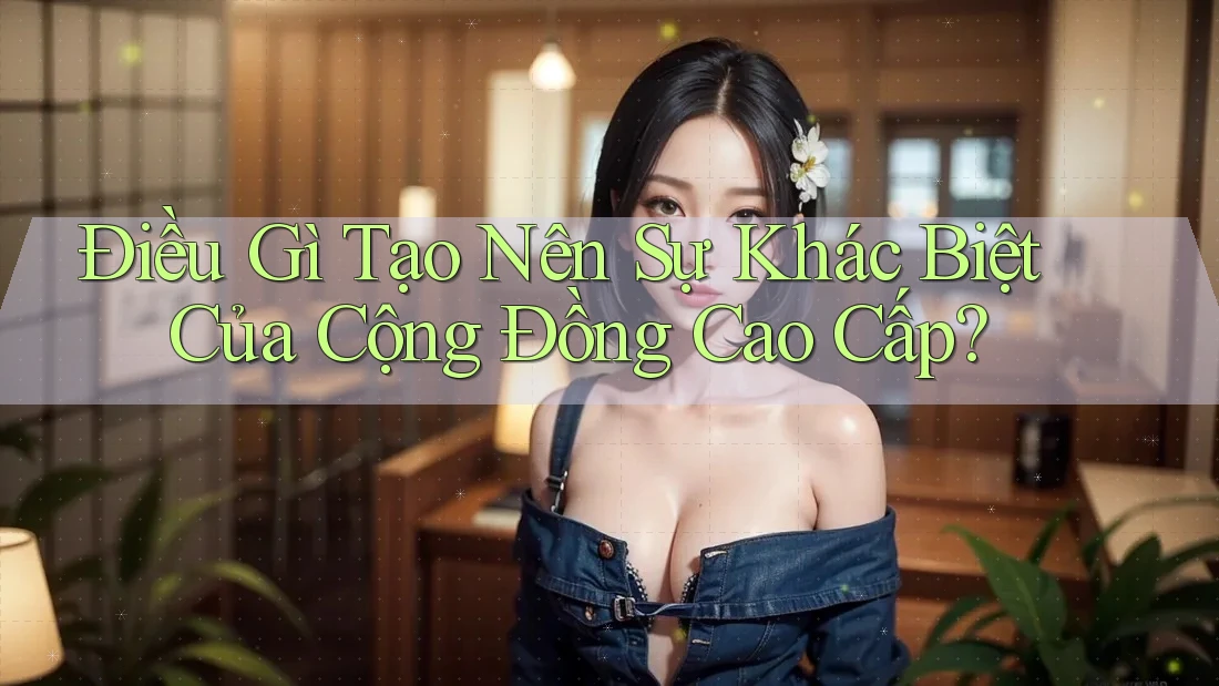 Điều Gì Tạo Nên Sự Khác Biệt Của Cộng Đồng Cao Cấp?