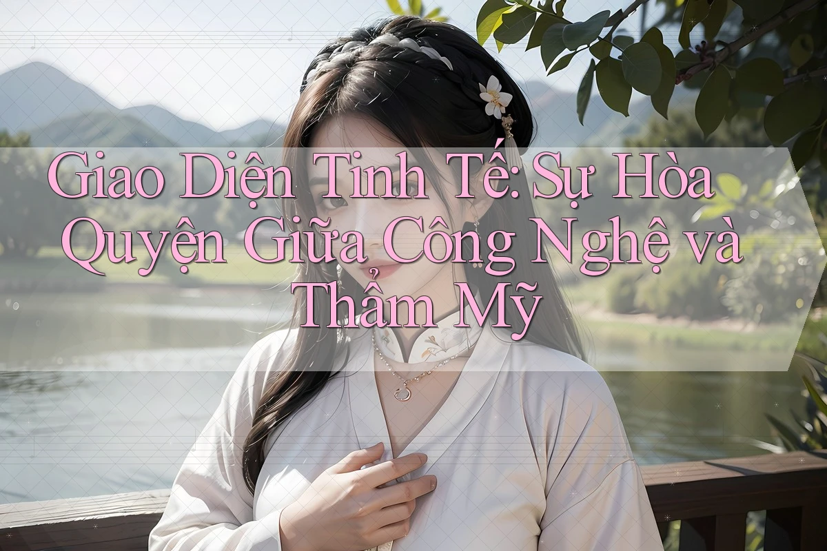 Giao Diện Tinh Tế: Sự Hòa Quyện Giữa Công Nghệ và Thẩm Mỹ