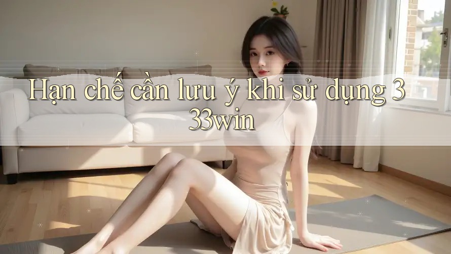 Hạn chế cần lưu ý khi sử dụng 333win
