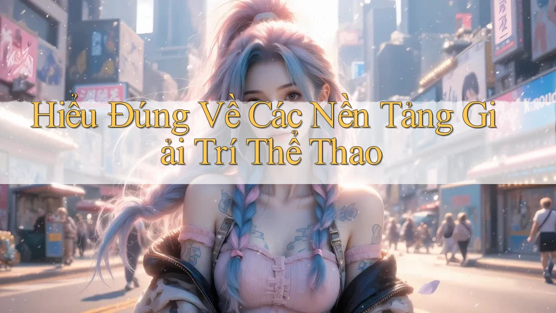 Hiểu Đúng Về Các Nền Tảng Giải Trí Thể Thao