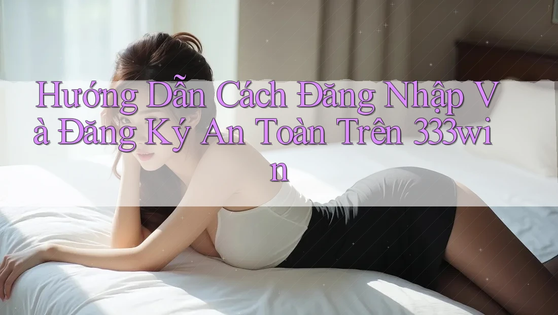 Hướng Dẫn Cách Đăng Nhập Và Đăng Ký An Toàn Trên 333win