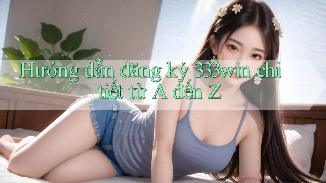 Hướng dẫn đăng ký 333win chi tiết từ A đến Z