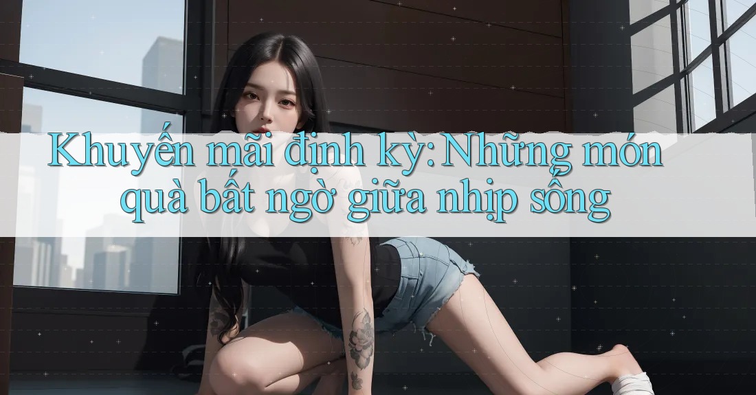 Khuyến mãi định kỳ: Những món quà bất ngờ giữa nhịp sống