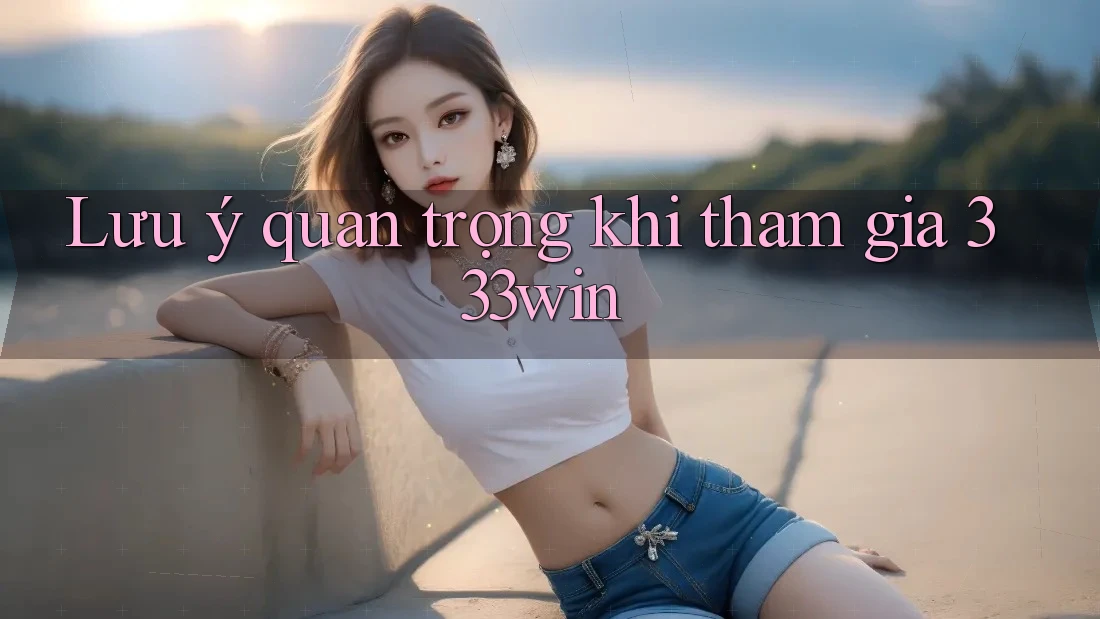 Lưu ý quan trọng khi tham gia 333win