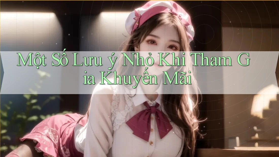 Một Số Lưu ý Nhỏ Khi Tham Gia Khuyến Mãi