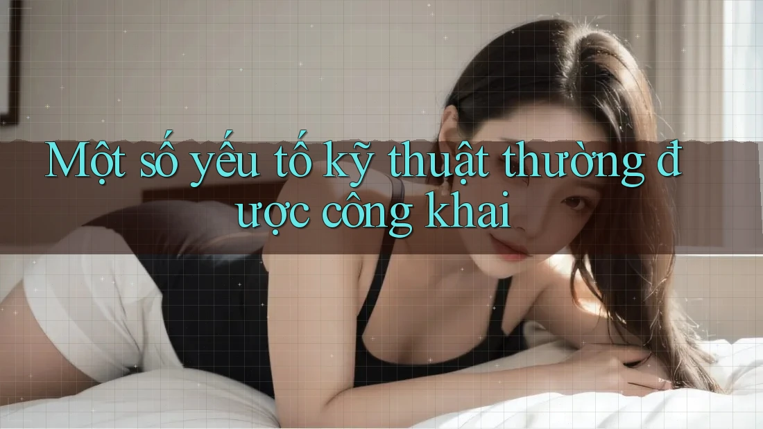 Một số yếu tố kỹ thuật thường được công khai