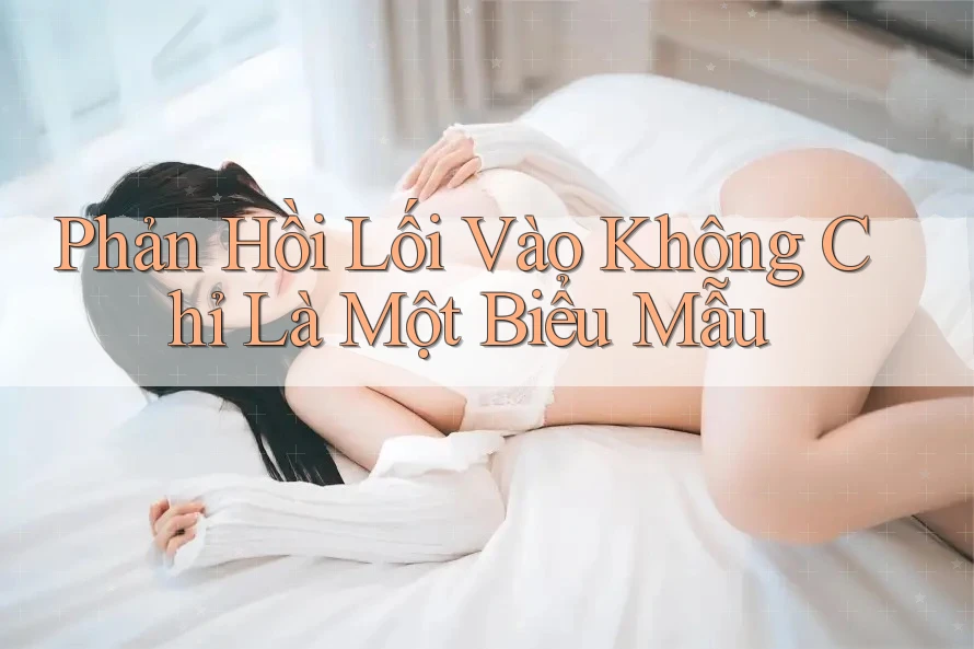 Phản Hồi Lối Vào Không Chỉ Là Một Biểu Mẫu