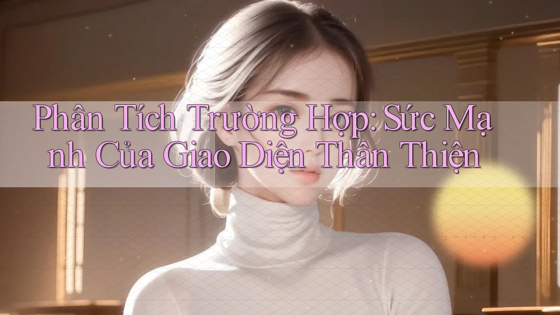 Phân Tích Trường Hợp: Sức Mạnh Của Giao Diện Thân Thiện