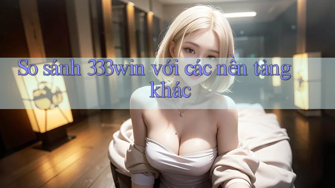 So sánh 333win với các nền tảng khác