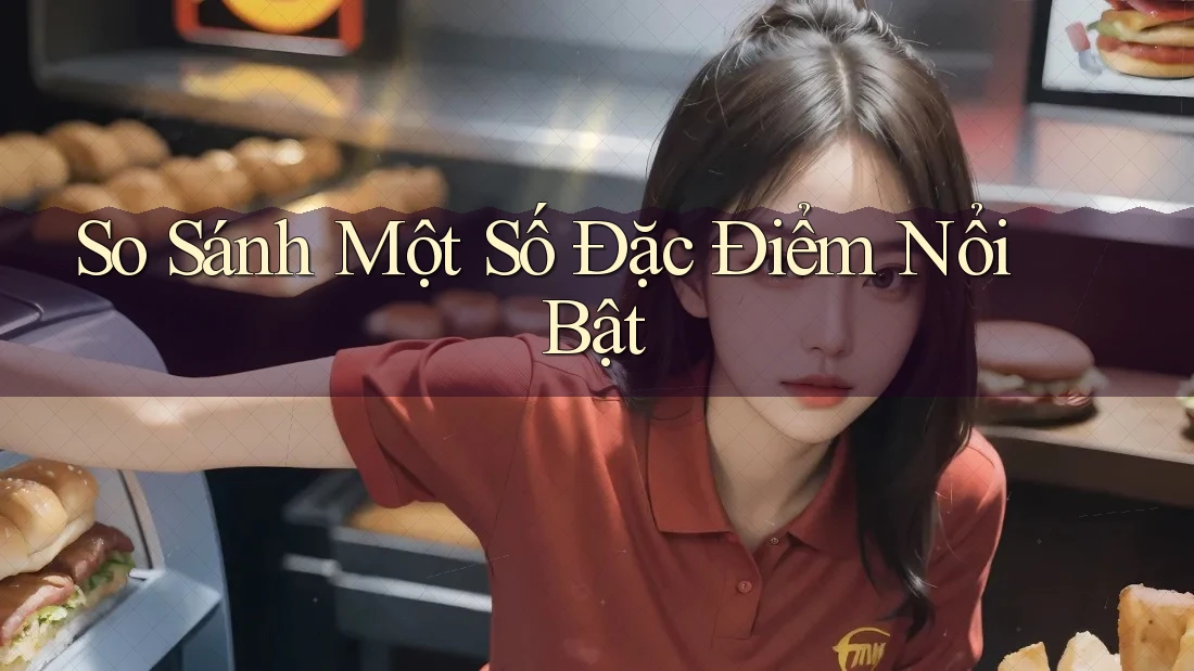 So sánh một số đặc điểm nổi bật