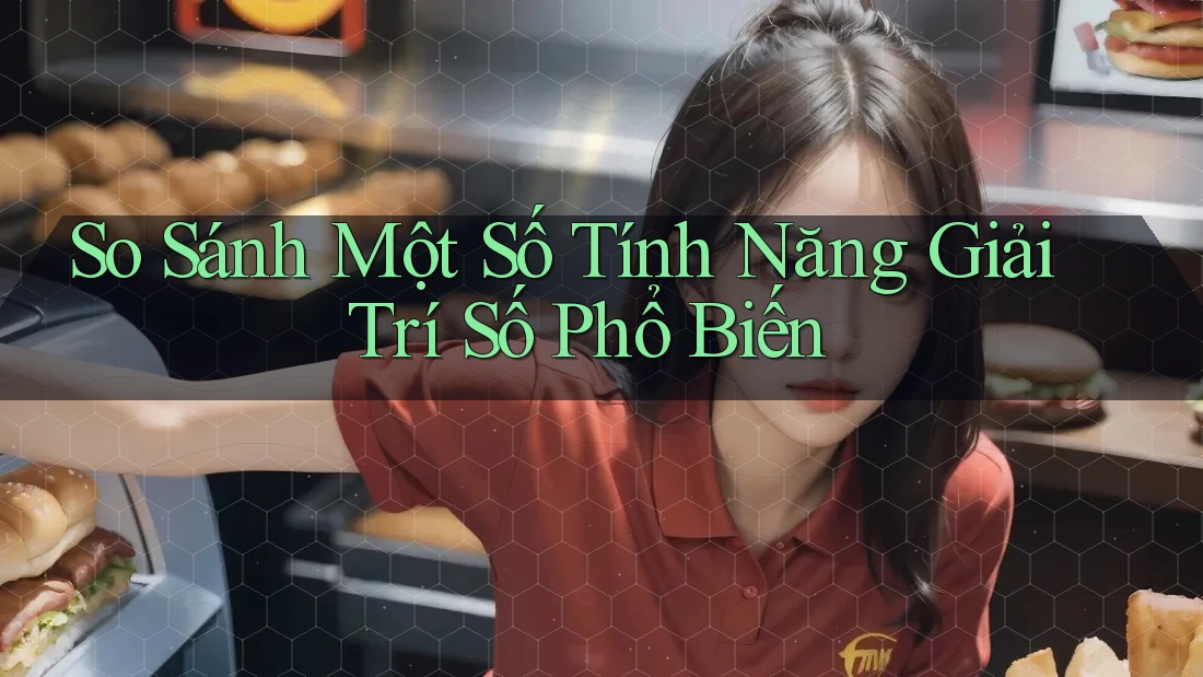 So Sánh Một Số Tính Năng Giải Trí Số Phổ Biến