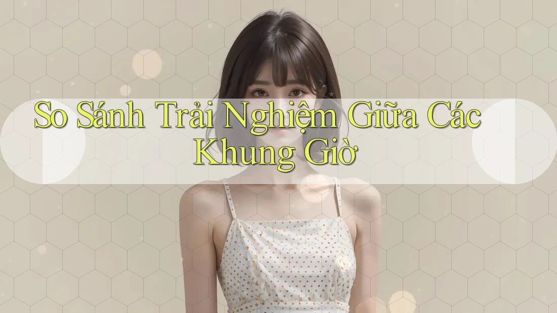 So Sánh Trải Nghiệm Giữa Các Khung Giờ So Sánh Trải Nghiệm Giữa Các Khung Giờ