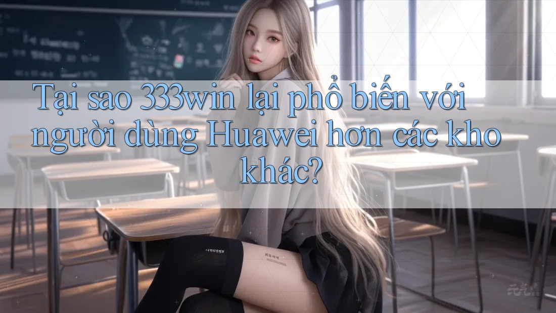 Tại sao 333win lại phổ biến với người dùng Huawei hơn các kho khác?