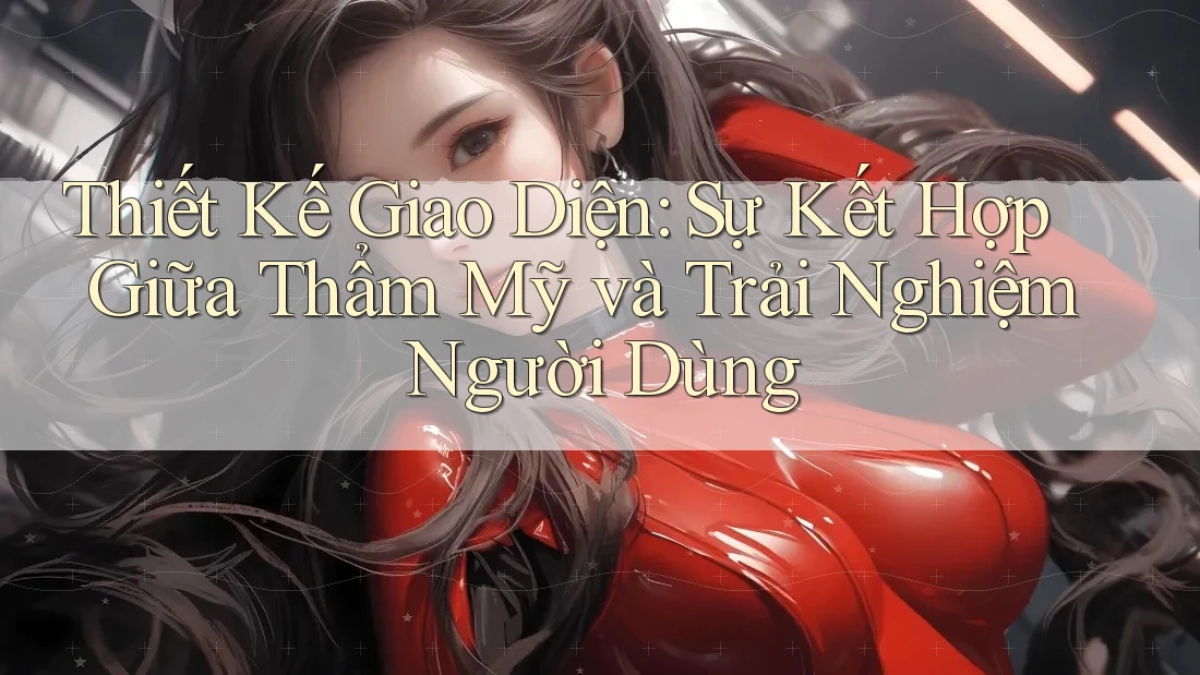 Thiết Kế Giao Diện: Sự Kết Hợp Giữa Thẩm Mỹ và Trải Nghiệm Người Dùng