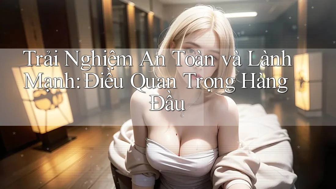 Trải Nghiệm An Toàn và Lành Mạnh: Điều Quan Trọng Hàng Đầu