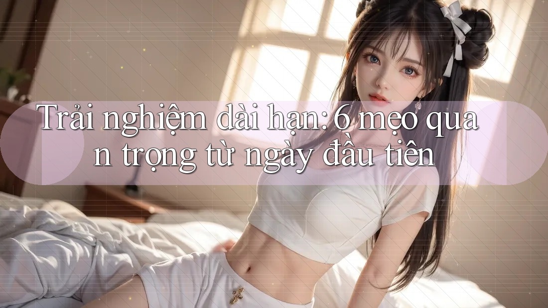 Trải nghiệm dài hạn: 6 mẹo quan trọng từ ngày đầu tiên