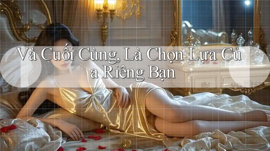 Và Cuối Cùng, Là Chọn Lựa Của Riêng Bạn