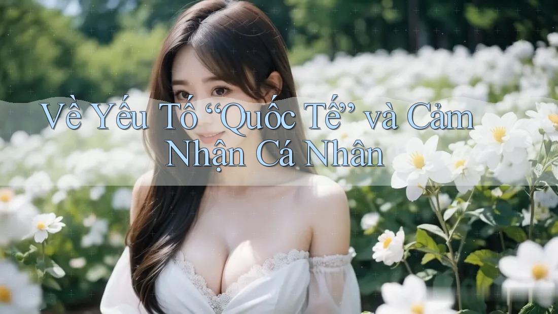 Về Yếu Tố “Quốc Tế” và Cảm Nhận Cá Nhân