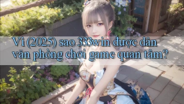 Vì (2025) sao 333win được dân văn phòng chơi game quan tâm