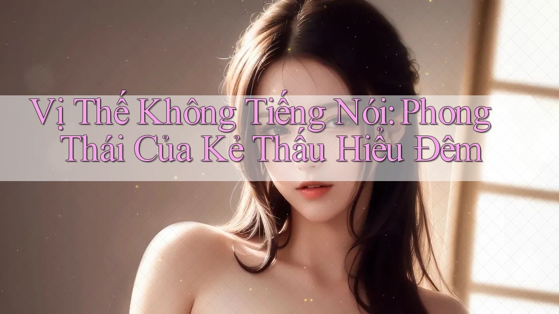 Vị Thế Không Tiếng Nói: Phong Thái Của Kẻ Thấu Hiểu Đêm